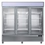 Kenmore Pro 84-Inch, 72 Cu. Ft. Commercial Convertible Freezer/Refrigerator With Three Glass Display Doors - KKPro3D66GLDIS