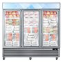 Kenmore Pro 84-Inch, 72 Cu. Ft. Commercial Convertible Freezer/Refrigerator With Three Glass Display Doors - KKPro3D66GLDIS