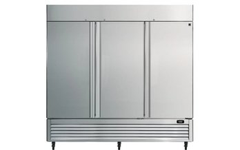 Kenmore Pro 82.56-Inch, 72 Cu. Ft. Commercial Convertible Freezer/Refrigerator With Three Solid Doors and Digital Controls - KKPro3D66SS