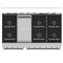 Kenmore Pro 48-Inch, 7.6 Cu. Ft. Gas Range With Dual Ovens and 7 Sealed Burners - KKProGRFC48X7.6-AFC