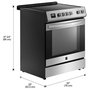 Kenmore 30-Inch, 5 Cu. Ft. Induction Range With True Convection and Air Fry - 22-96873
