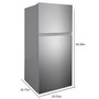 Kenmore 30-Inch, 18.2 Cu. Ft. Top-Freezer Refrigerator With Full-Width Tempered-Glass Shelves - 46-62315