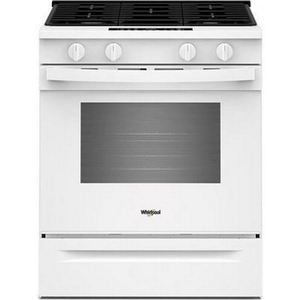 Whirlpool 30-Inch Slide-In Gas Range With Air Cooking Technology - WSGS4530TW