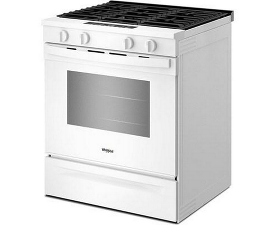 Whirlpool 30-Inch Slide-In Gas Range With Air Cooking Technology - WSGS4530TW