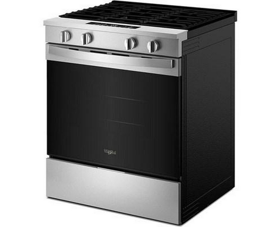 Whirlpool 30-Inch Slide-In Gas Range With Air Cooking Technology - WSGS4530TZ
