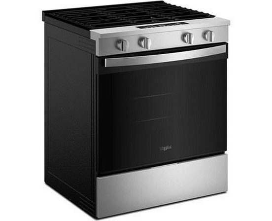 Whirlpool 30-Inch Slide-In Gas Range With Air Cooking Technology - WSGS4530TZ