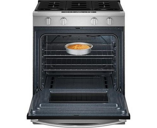 Whirlpool 30-Inch Slide-In Gas Range With Wi-Fi - WSGS3330TS