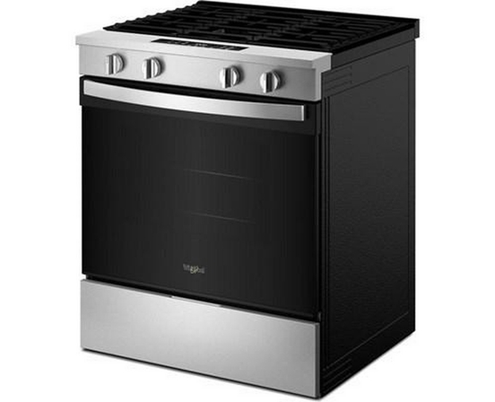 Whirlpool 30-Inch Slide-In Gas Range With Wi-Fi - WSGS3330TS