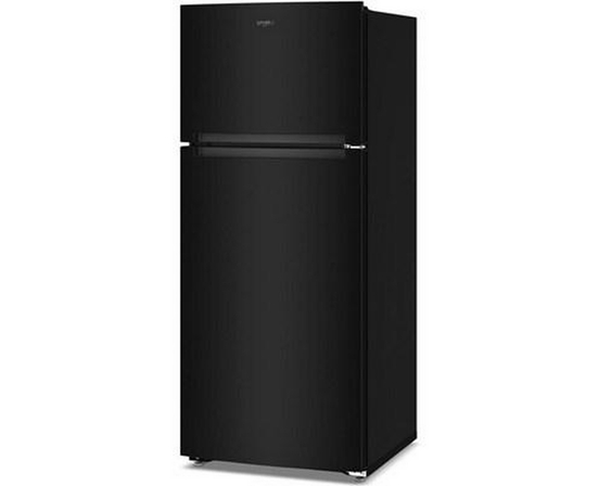 Whirlpool 28-Inch, 18.0 Cu. Ft. Top Freezer Refrigerator With Total Coverage Cooling - WRTX5118TB