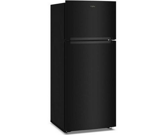 Whirlpool 28-Inch, 18.0 Cu. Ft. Top Freezer Refrigerator With Total Coverage Cooling - WRTX5118TB