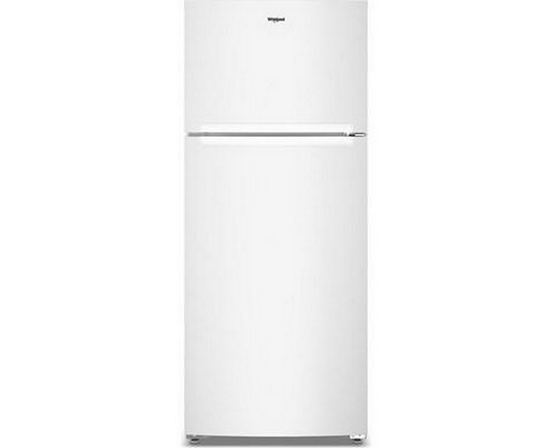 Whirlpool 28-Inch, 18.0 Cu. Ft. Top Freezer Refrigerator With Total Coverage Cooling - WRTX5118TW