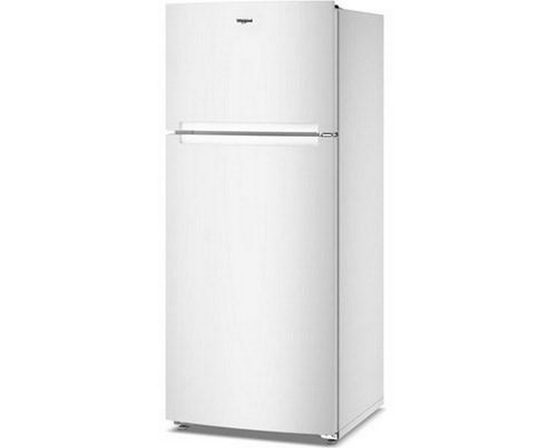 Whirlpool 28-Inch, 18.0 Cu. Ft. Top Freezer Refrigerator With Total Coverage Cooling - WRTX5118TW