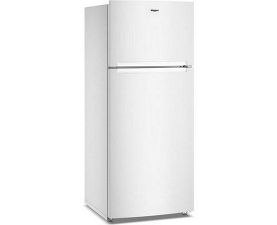 Whirlpool 28-Inch, 18.0 Cu. Ft. Top Freezer Refrigerator With Total Coverage Cooling - WRTX5118TW