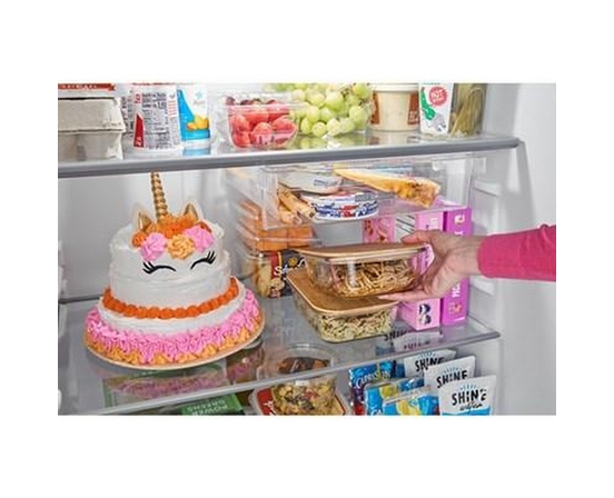 Whirlpool 28-Inch, 18.0 Cu. Ft. Top Freezer Refrigerator With Total Coverage Cooling - WRTX5118TW