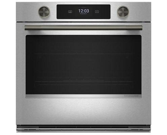 KitchenAid 30-Inch Smart Electric Single Wall Oven With Intelligent Cooking Camera - KOES930SPS