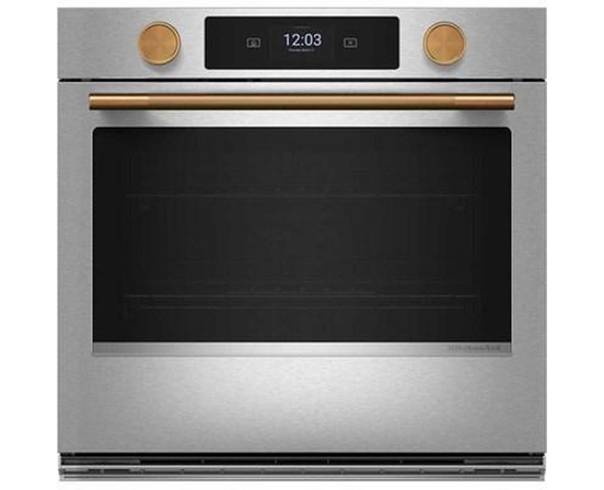 KitchenAid 30-Inch Smart Electric Single Wall Oven With Intelligent Cooking Camera - KOES930SPS