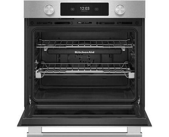 KitchenAid 30-Inch Smart Electric Single Wall Oven With Intelligent Cooking Camera - KOES930SPS
