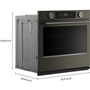 KitchenAid 30-Inch Smart Electric Single Wall Oven With Intelligent Cooking Camera - KOES930SBE