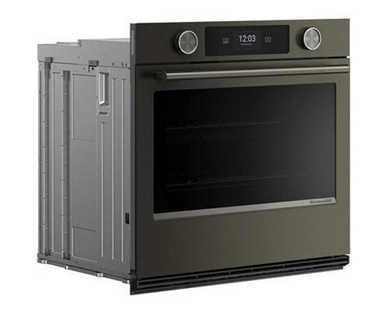 KitchenAid 30-Inch Smart Electric Single Wall Oven With Intelligent Cooking Camera - KOES930SBE