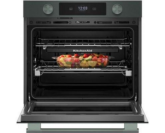 KitchenAid 30-Inch Smart Electric Single Wall Oven With Intelligent Cooking Camera - KOES930SJP