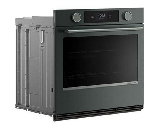 KitchenAid 30-Inch Smart Electric Single Wall Oven With Intelligent Cooking Camera - KOES930SJP