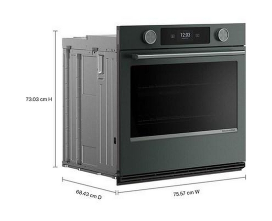 KitchenAid 30-Inch Smart Electric Single Wall Oven With Intelligent Cooking Camera - KOES930SJP