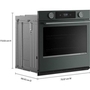 KitchenAid 30-Inch Smart Electric Single Wall Oven With Intelligent Cooking Camera - KOES930SJP