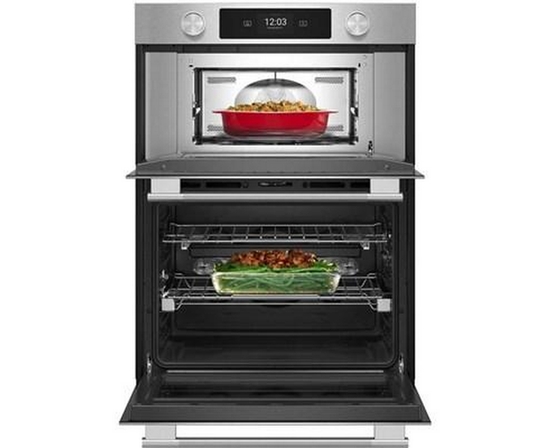 KitchenAid 30-Inch Smart Electric Combo Wall Oven With Intelligent Cooking Camera - KOEC930SPS
