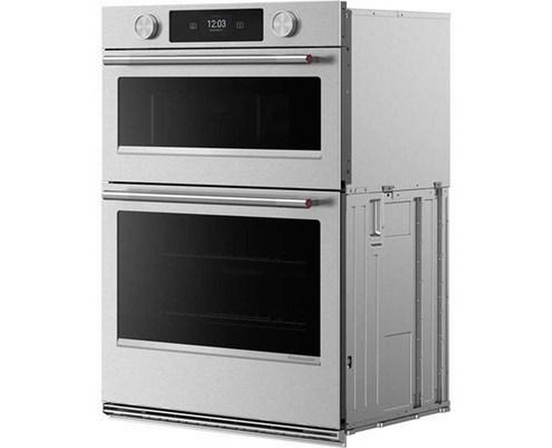 KitchenAid 30-Inch Smart Electric Combo Wall Oven With Intelligent Cooking Camera - KOEC930SPS