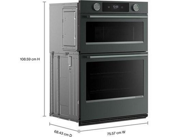 KitchenAid 30-Inch Smart Electric Combo Wall Oven With Intelligent Cooking Camera - KOEC930SJP