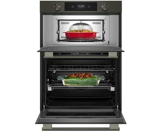 KitchenAid 30-Inch Smart Electric Combo Wall Oven With Intelligent Cooking Camera - KOEC930SBE