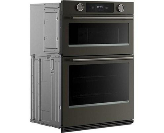 KitchenAid 30-Inch Smart Electric Combo Wall Oven With Intelligent Cooking Camera - KOEC930SBE