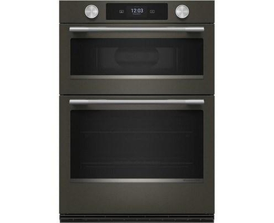 KitchenAid 30-Inch Smart Electric Combo Wall Oven With Intelligent Cooking Camera - KOEC930SBE