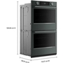 KitchenAid 30-Inch Smart Electric Double Wall Oven With Intelligent Cooking Camera - KOED930SBE