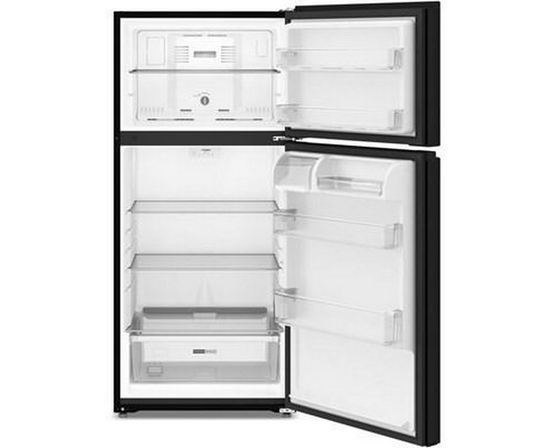 Whirlpool 28-Inch, 14 Cu. Ft. Top Freezer Refrigerator With Total Coverage Cooling - WRTX3314TB