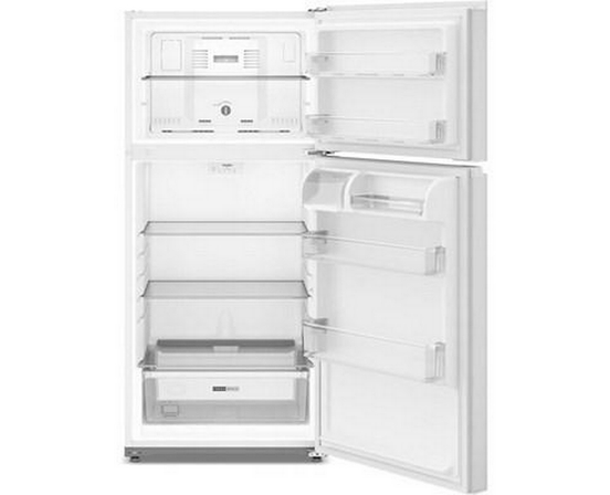 Whirlpool 28-Inch, 14 Cu. Ft. Top Freezer Refrigerator With Total Coverage Cooling - WRTX3314TW