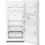 Whirlpool 28-Inch, 14 Cu. Ft. Top Freezer Refrigerator With Total Coverage Cooling - WRTX3314TW
