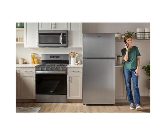 Whirlpool 28-Inch, 14 Cu. Ft. Top Freezer Refrigerator With Total Coverage Cooling - WRTX3314TZ