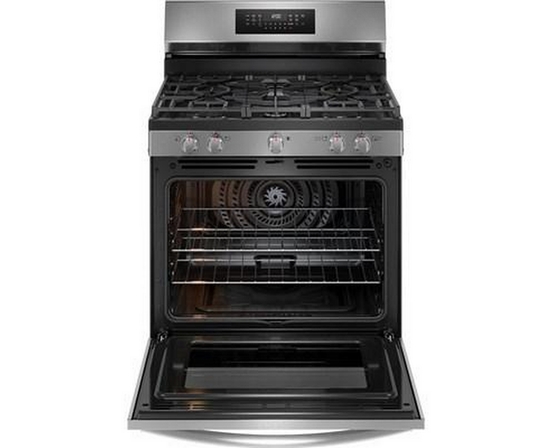 Frigidaire Gallery 30-Inch Freestanding Gas Range With Air Fry Technology - GCRG3059BF
