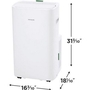 Frigidaire 3-In-1 Connected Portable Room Air Conditioner 14,000 Btu (Ashrae) / 10,000 Btu (Doe) - FHPC142AA1