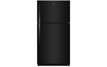 Whirlpool 32.8-Inch, 21.3 Cu. Ft. Freestanding Top Freezer Refrigerator With Flexi-Slide™ Deli Drawer - WRTX7421TB