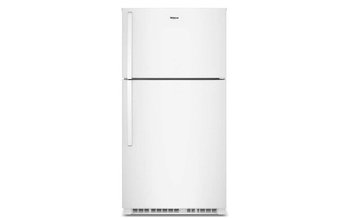Whirlpool 32.8-Inch, 21.3 Cu. Ft. Freestanding Top Freezer Refrigerator With Flexi-Slide™ Deli Drawer - WRTX7421TW