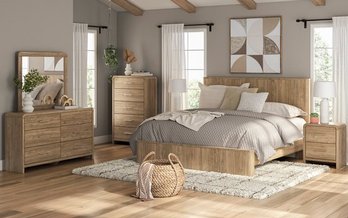 Gramburg King Panel Platform Bed From Signature Design by Ashley