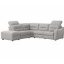 5-Pc Power Reclining Fabric Sectional with Adjustable Headrest by Elran