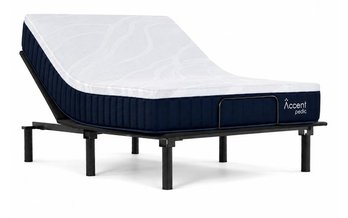 Quartz Mattress and Essentiel Confort Adjustable Base set Twin XL Size Bed 39 in. by Accent Pedic