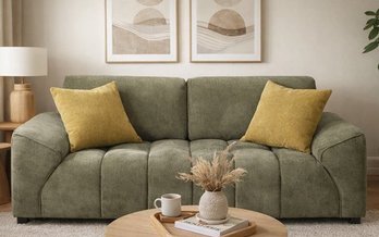 Fabric Stationnary Sofa by Deco-Style