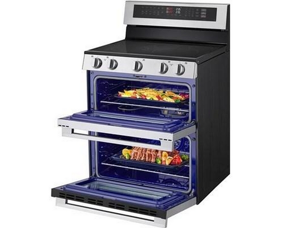 LG 30-Inch, 7.3 Cu. Ft. Smart Electric Double Oven Freestanding Range With Probake Convection® - LDEL7324YE