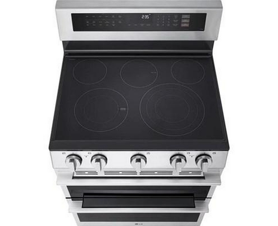 LG 30-Inch, 7.3 Cu. Ft. Smart Electric Double Oven Freestanding Range With Probake Convection® - LDEL7324YE