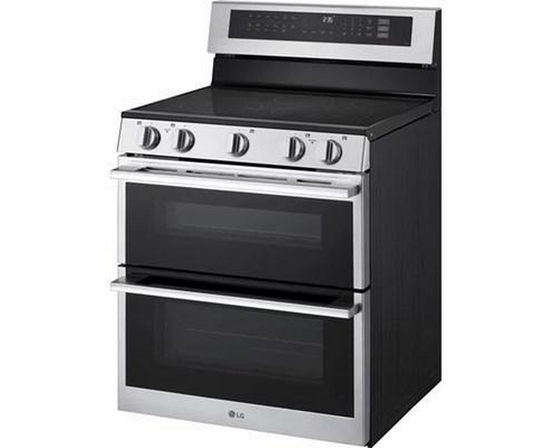 LG 30-Inch, 7.3 Cu. Ft. Smart Electric Double Oven Freestanding Range With Probake Convection® - LDEL7324YE