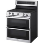 LG 30-Inch, 7.3 Cu. Ft. Smart Electric Double Oven Freestanding Range With Probake Convection® - LDEL7324YE